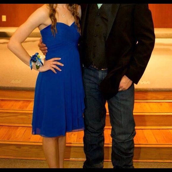 Royal Blue Bridesmaid Dress - Picture 3 of 3